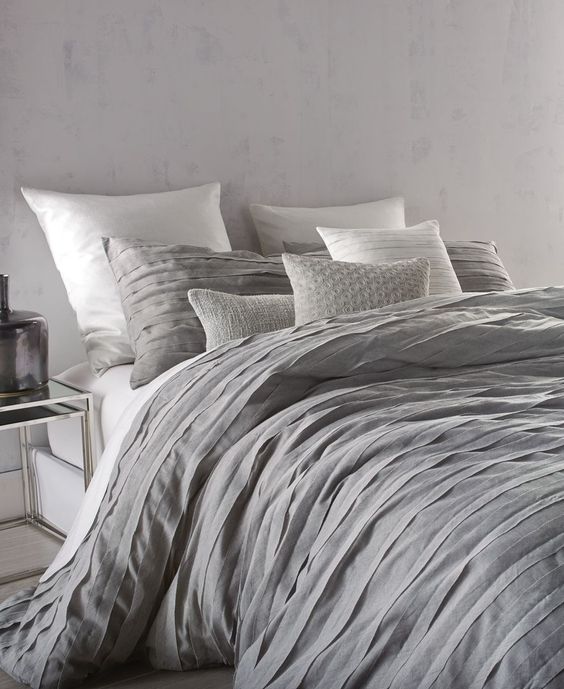 DKNY European Sham Loft Stripe - Frost