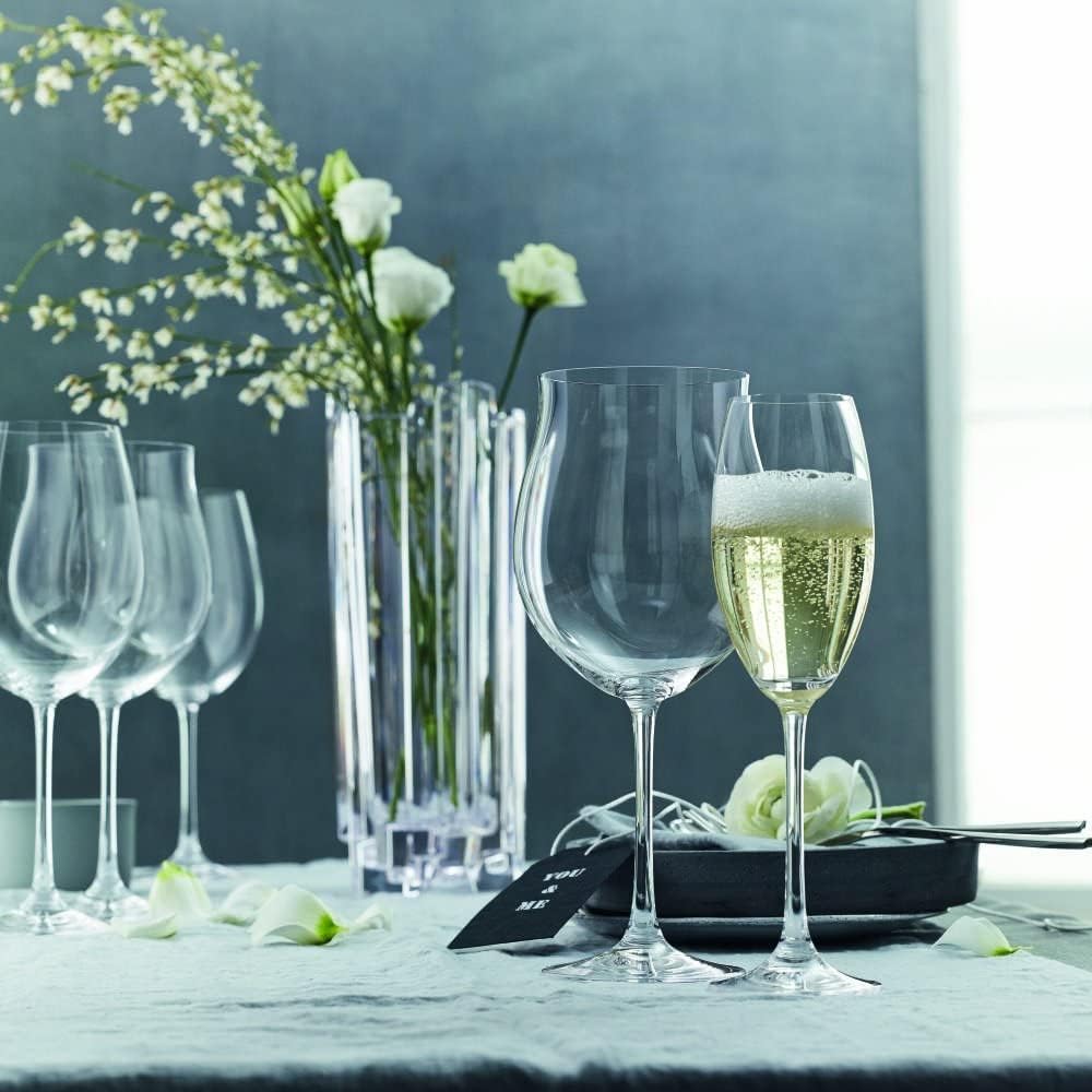 Nachtmann Vivendi 9 Ounces Champagne Crystal Glass Stemware - set of 4