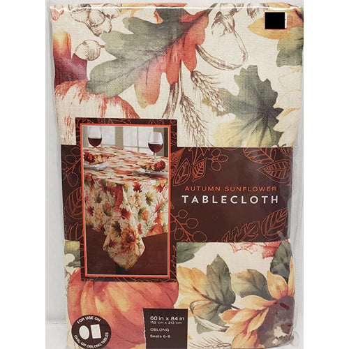 Autumn Sunflower Tablecloth