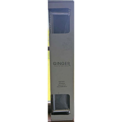 Ginger Sine Collection 18” Polished Chrome Single Towel Bar