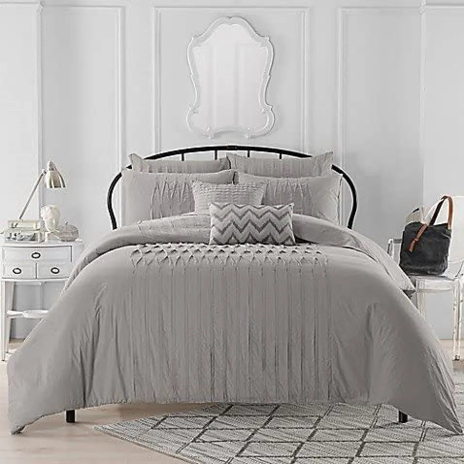 ANTHOLOGY Sierra King Duvet Cover - Grey
