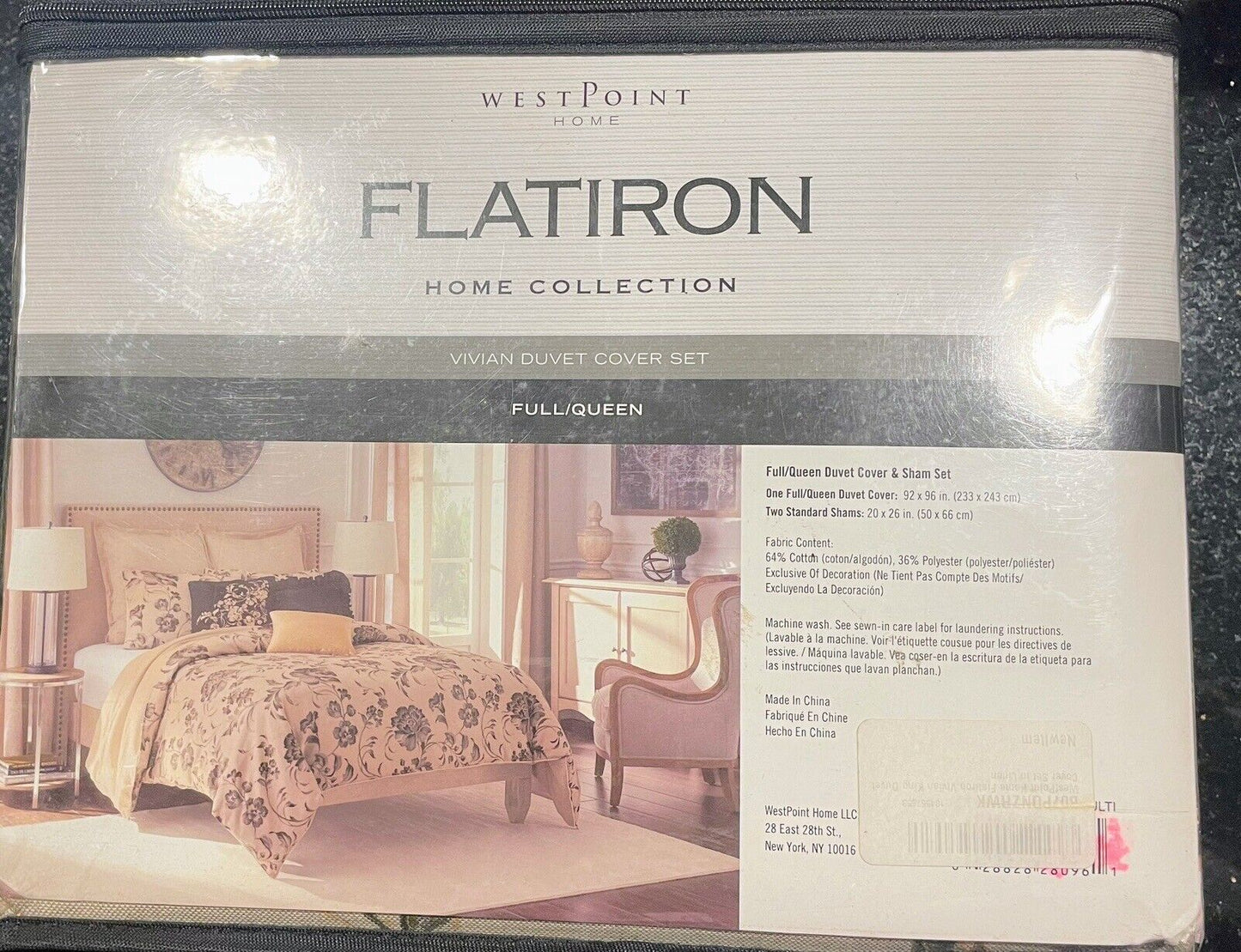 Westpoint Flatiron Vivian Full/Queen Duvet Cover and Sham - Multi Color