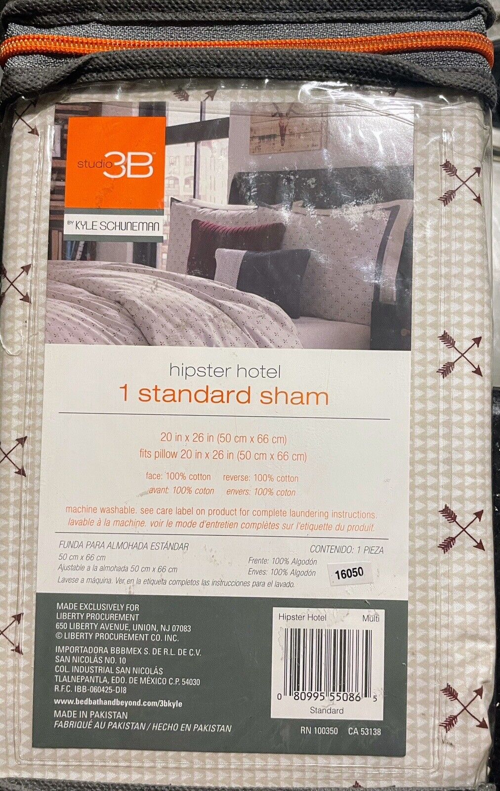 Studio 3B by Kyle Schuneman Hipster Hotel Standard Sham - Arrow Print