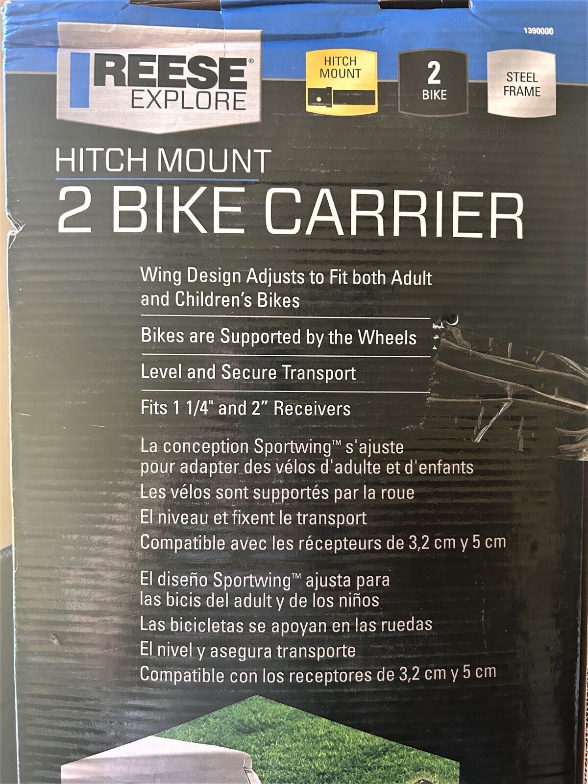 Reese Explore Hitch Mount 2 Bike Carrier