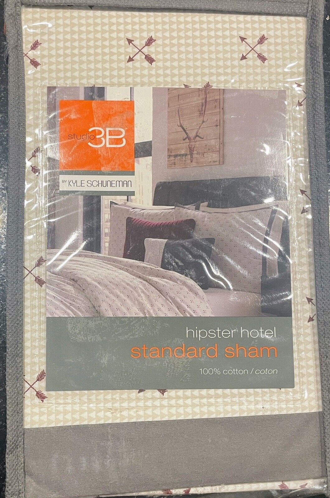 Studio 3B by Kyle Schuneman Hipster Hotel Standard Sham - Arrow Print