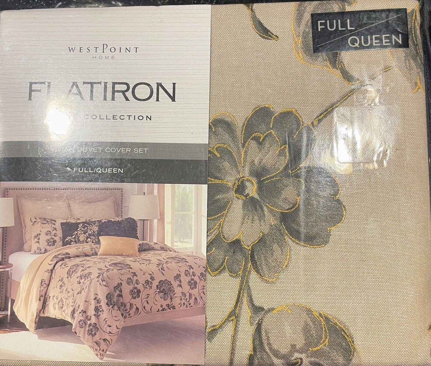 Westpoint Flatiron Vivian Full/Queen Duvet Cover and Sham - Multi Color