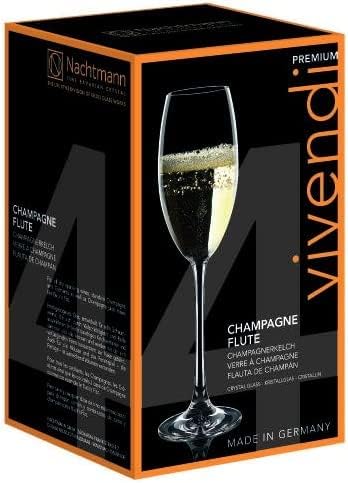 Nachtmann Vivendi 9 Ounces Champagne Crystal Glass Stemware - set of 4