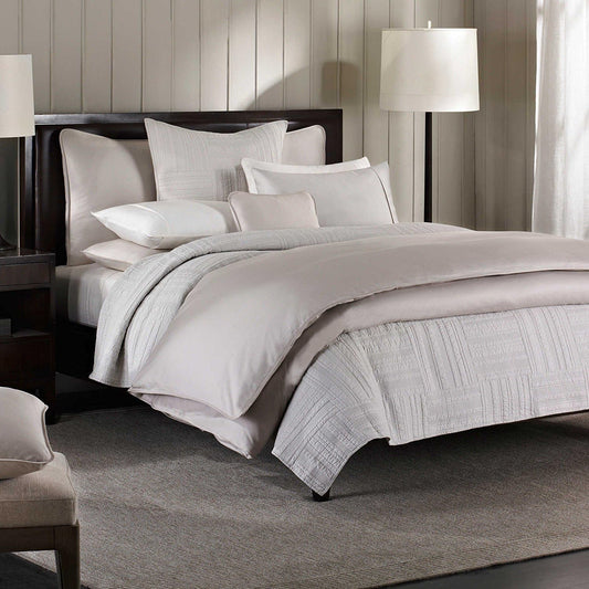 Barbara Barry Moondrops Pique King Duvet Cover - Dove