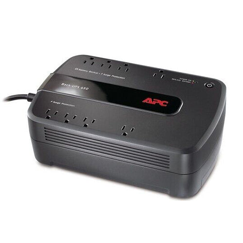 APC Battery Backup, 8 outlets, Black