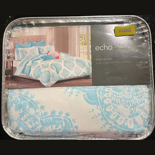 Echo Design King Duvet Bindi Aqua
