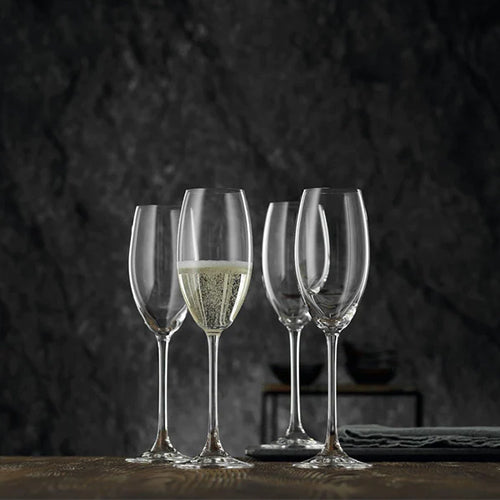 Nachtmann Vivendi 9 Ounces Champagne Crystal Glass Stemware - set of 4