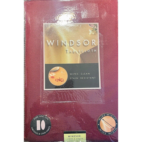 Windsor Tablecloth Wine 70in x 104 in Oblong
