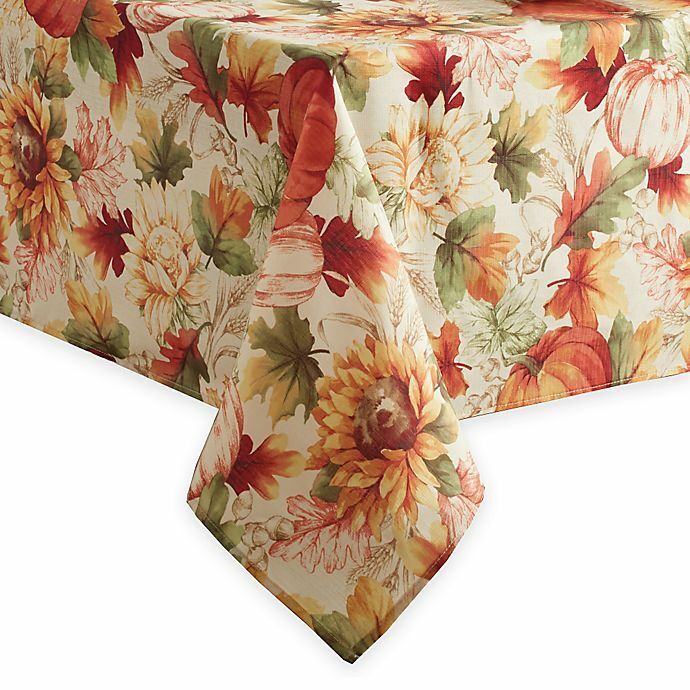 Autumn Sunflower Tablecloth