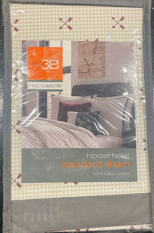 Studio 3B by Kyle Schuneman Hipster Hotel Standard Sham - Arrow Print